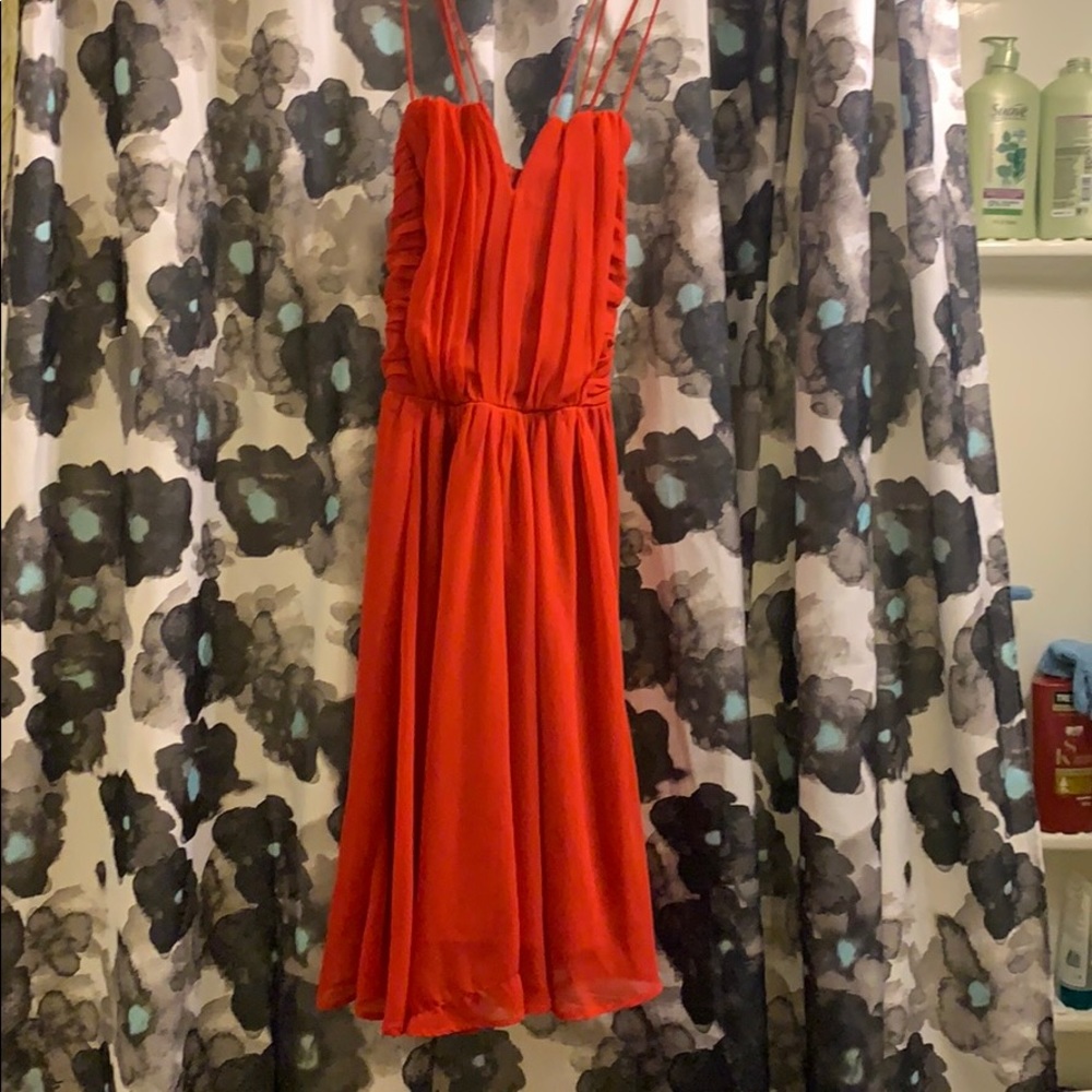 Red sexy dress